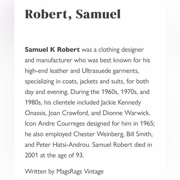 vintage: Luxurious Boho Samuel Robert Supple Leather Vest - Picture 7 of 9